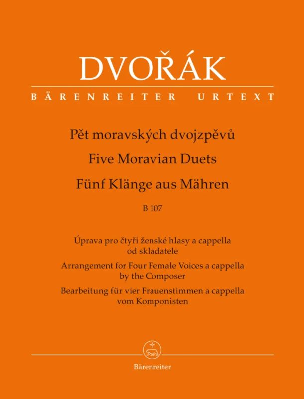 Antonín Dvořák - Pět moravských dvojzpěvů B 107