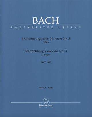 Johann Sebastian Bach - Brandenburg Concerto no. 3 in G major BWV 1048