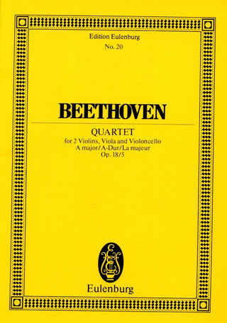 Ludwig van Beethoven - Streichquartett  A-Dur op. 18/5