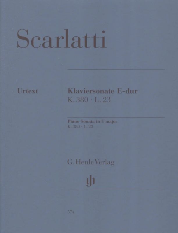 Domenico Scarlatti - Klaviersonate E-dur K. 380 L. 23