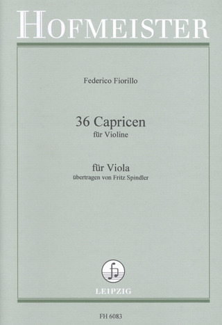 Federigo Fiorillo - 36 Capricen