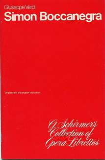 Giuseppe Verdi y otros.: Simon Boccanegra – Libretto