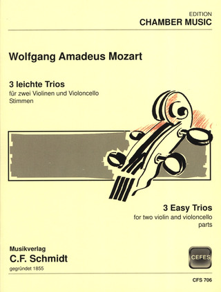 Wolfgang Amadeus Mozart - Drei leichte Trios