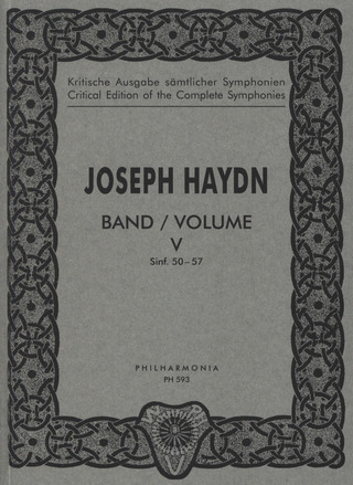 Joseph Haydn: Symphonien Nr. 50-57 für Orchester