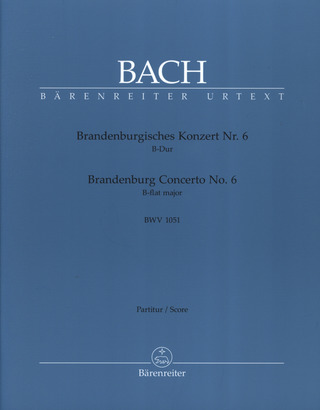 Johann Sebastian Bach - Brandenburg Concerto no. 6 in B flat-major BWV 1051