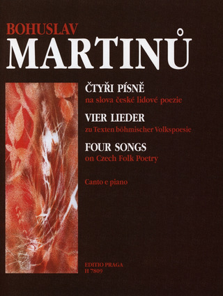 Bohuslav Martinů - Vier Lieder