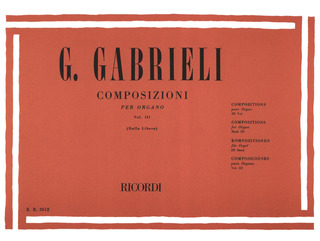 Giovanni Gabrieli - Composizioni - Vol. Iii