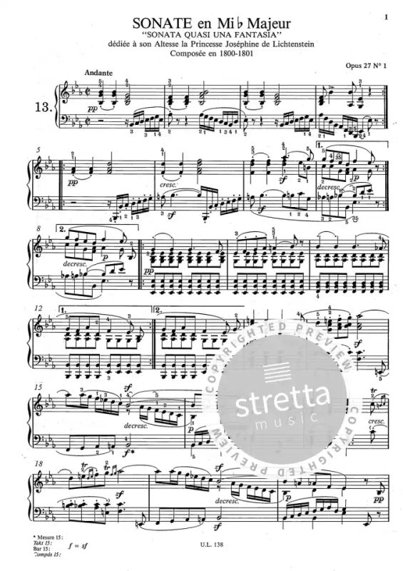 Ludwig van Beethoven - Sonate n°13 (1)