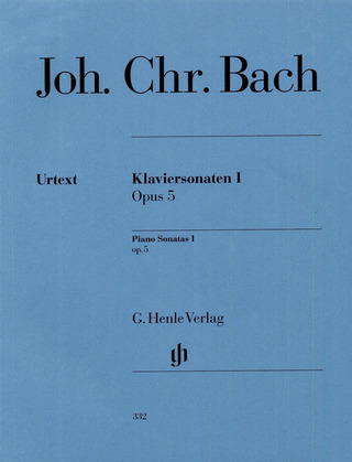 Johann Christian Bach - Sonates pour piano I op. 5
