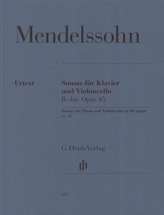 Felix Mendelssohn Bartholdy: Sonata B-flat Major op. 45