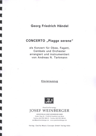 Georg Friedrich Händel - Concerto "Piagge Serene"