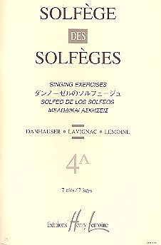 Albert Lavignac - Solfège des Solfèges Vol.4A sans accompagnement