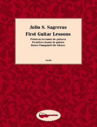 Julio Salvador Sagreras - Erstes Übungsheft für Gitarre