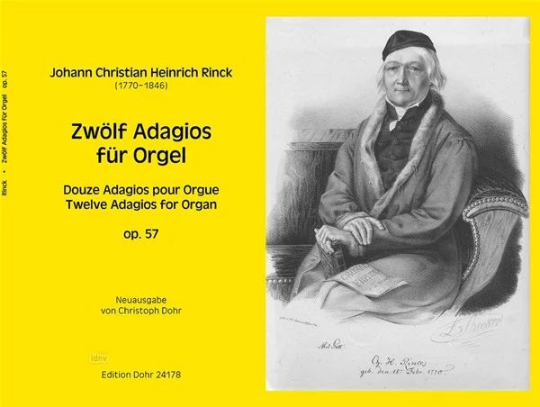 Johann Christian Heinrich Rinck - Zwölf Adagios für Orgel op. 57