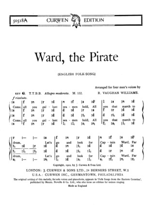 Ralph Vaughan Williams - Ward The Pirate