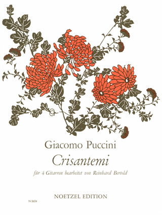 Giacomo Puccini: Crisantemi für 4 Gitarren