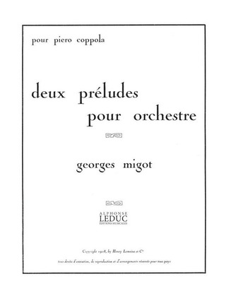 Georges Migot - 2 Preludes