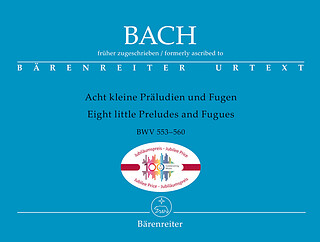 Johann Sebastian Bach: Eight little Preludes and Fugues BWV 553-560