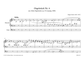 Eugen Grüel - Orgelstück Nr. 6