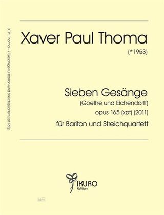 Xaver Paul Thoma - 7 Gesaenge Op 165