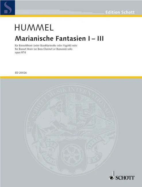 Bertold Hummel - Marianische Fantasien I - III