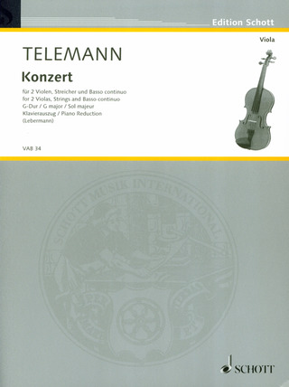 Georg Philipp Telemann: Konzert  G-Dur