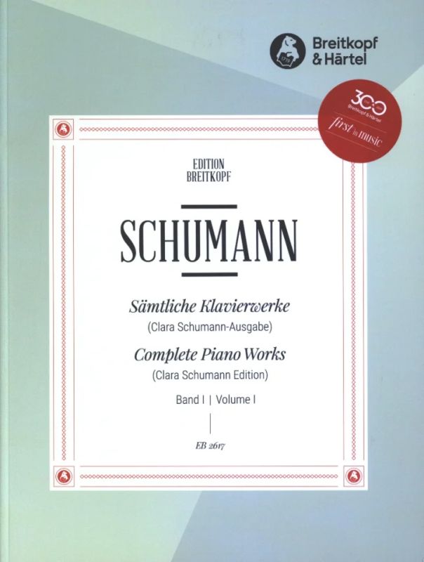Robert Schumann - Complete Piano Works 1