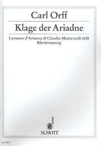 Claudio Monteverdiet al. - Klage der Ariadne (1925/40)