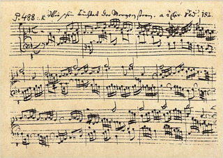 Johann Sebastian Bach - Serie III: Bachs Notenhandschrift