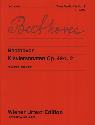 Ludwig van Beethoven: Piano Sonatas op. 49/1 & op. 49/2