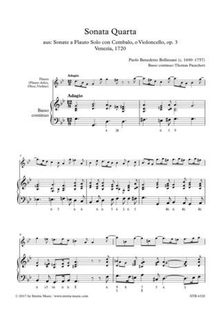 Paolo Benedetto Bellinzani - Sonata Quarta