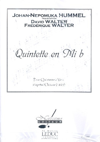 Johann Nepomuk Hummel - Quintette
