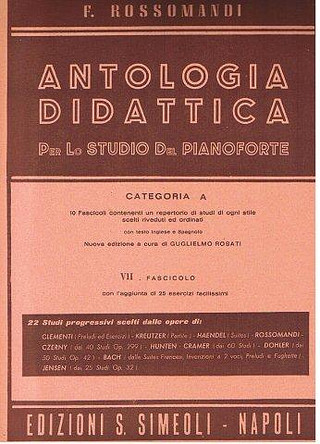 Florestano Rossomandi - Antologia Didattica Cat. A Vol. 7