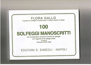 Flora Gallo - 100 Solfeggi manoscritti