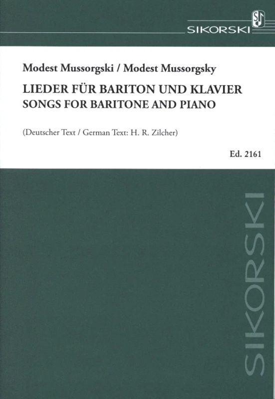 Modest Mussorgski - Lieder für Bariton und Klavier