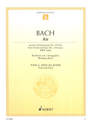 Johann Sebastian Bach - Air D-Dur BWV 1068
