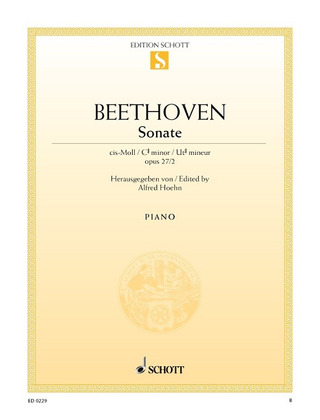 Ludwig van Beethoven - Sonate ut dièse mineur