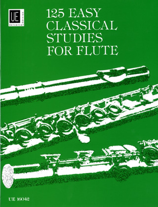 125 leichte, klassische Studien für Flöte
