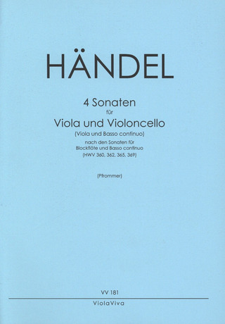 Georg Friedrich Haendel - 4 Sonaten