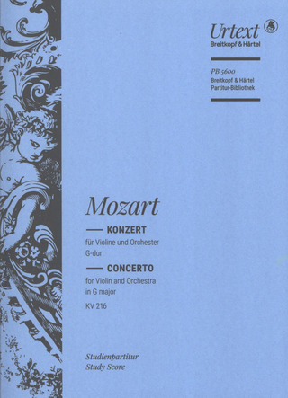 Wolfgang Amadeus Mozart: Konzert G-Dur KV 216
