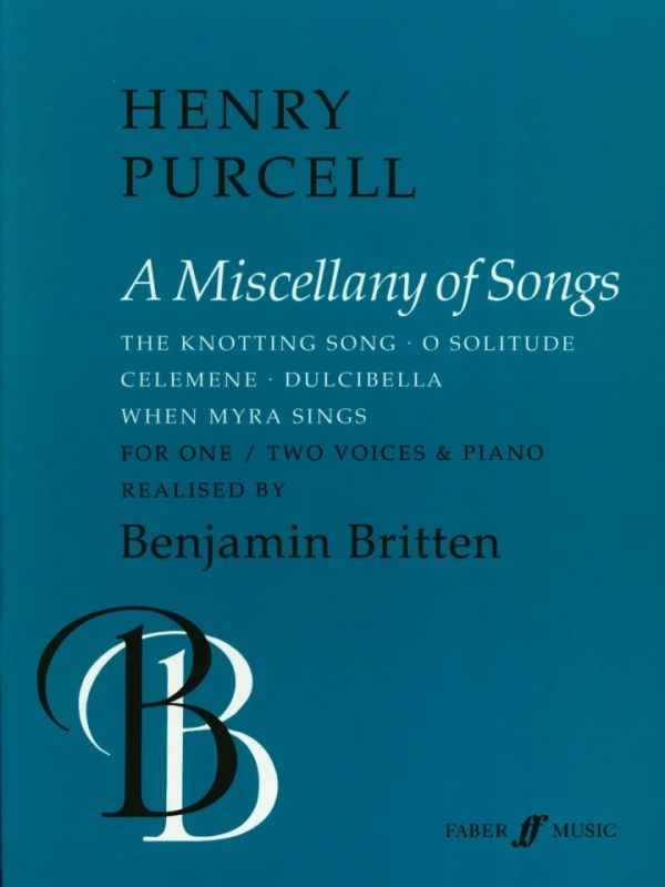 Henry Purcell - A Miscellany of Songs