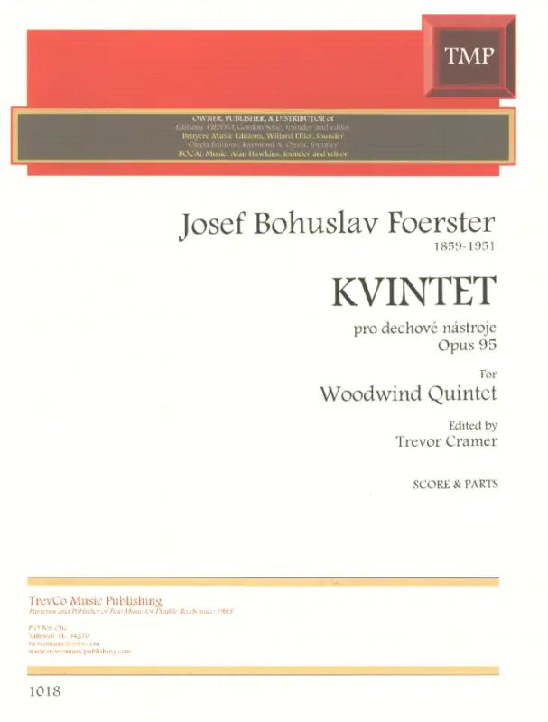 Josef Bohuslav Foerster - Quintett op. 95
