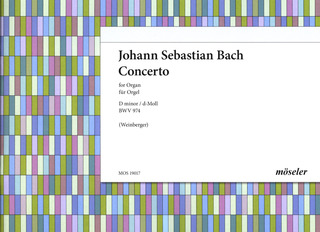 Johann Sebastian Bach - Concerto d-Moll BWV 974