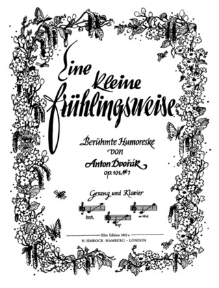 Antonín Dvořák - Eine kleine Frühlingsweise F-Dur op. 101/7