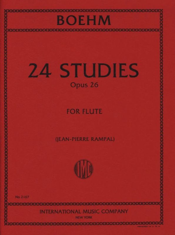 Theobald Böhm - 24 Etudes Caprices Op. 26 (Rampal)