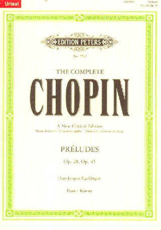 CHOPIN – Haftnotizblock "Préludes"