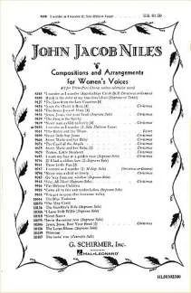 John Jacob Niles - I Wonder As I Wander