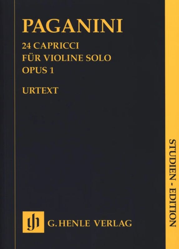 Niccolò Paganini - 24 Capricci op. 1