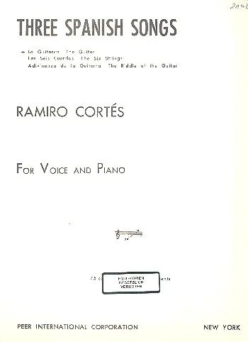 Ramiro Cortés - Three spanish songs (0)