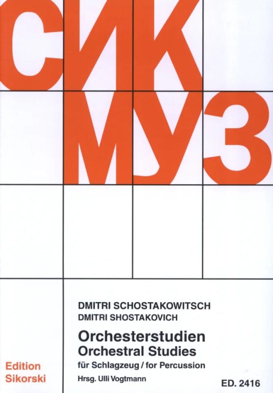 Dmitri Schostakowitsch - Orchesterstudien für Schlagzeug